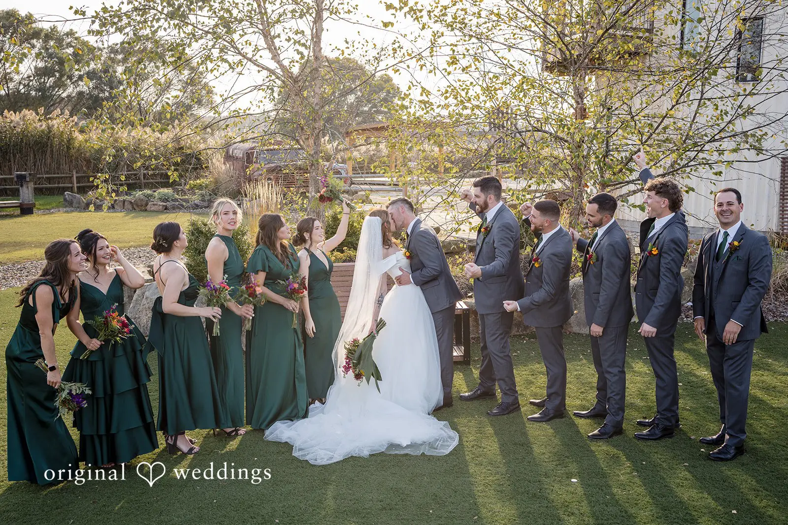 Chelsea + Kevin White Birch Barn Wedding // Chelsea & Kevin -