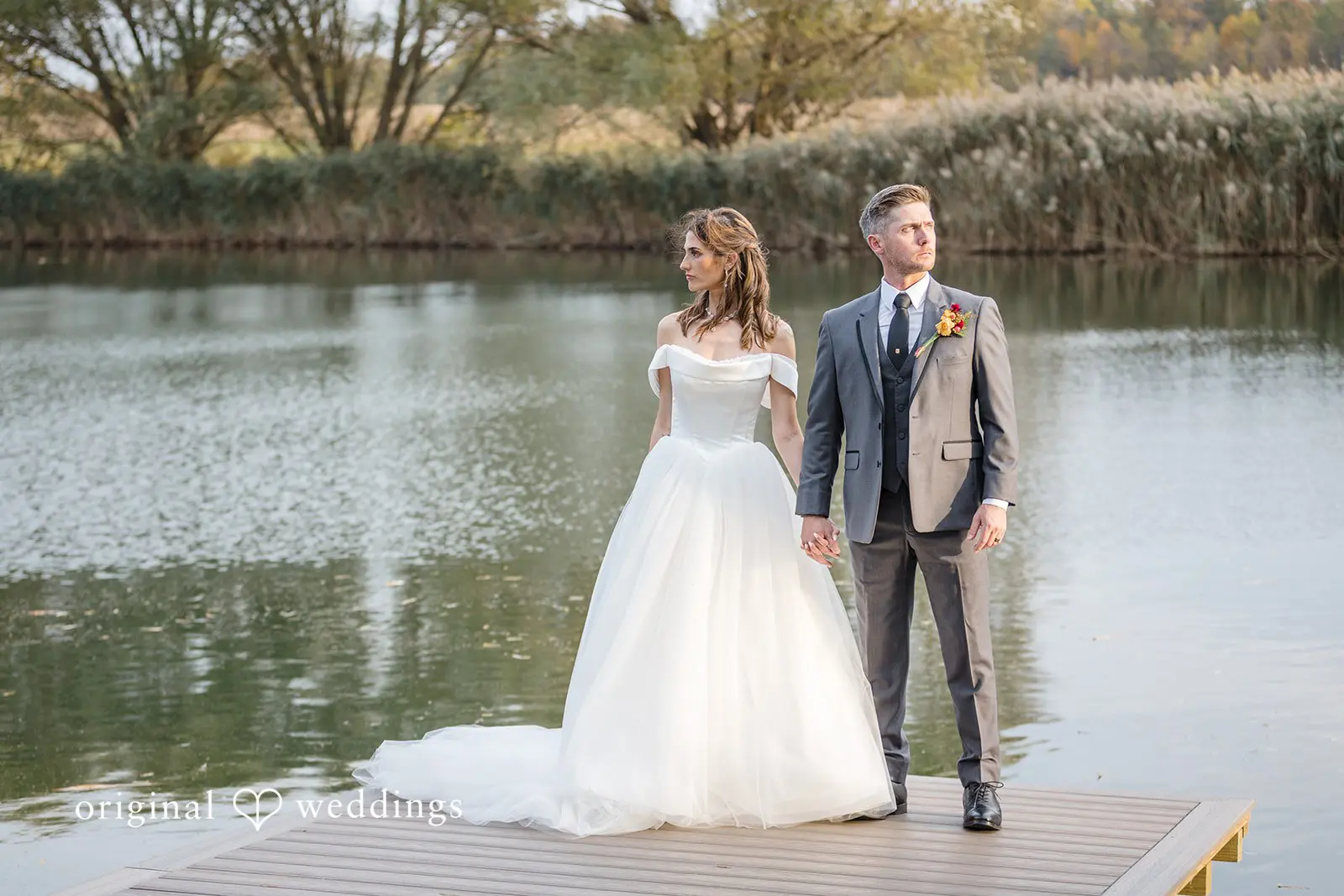Chelsea + Kevin White Birch Barn Wedding // Chelsea & Kevin -