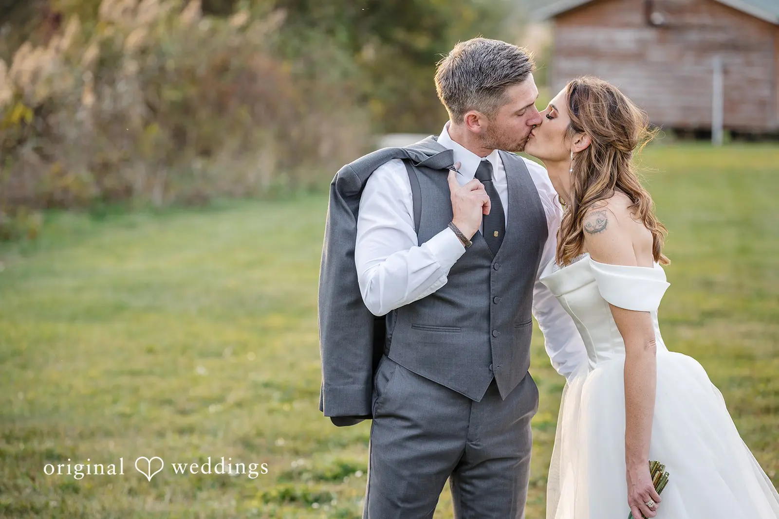 Chelsea + Kevin White Birch Barn Wedding // Chelsea & Kevin -