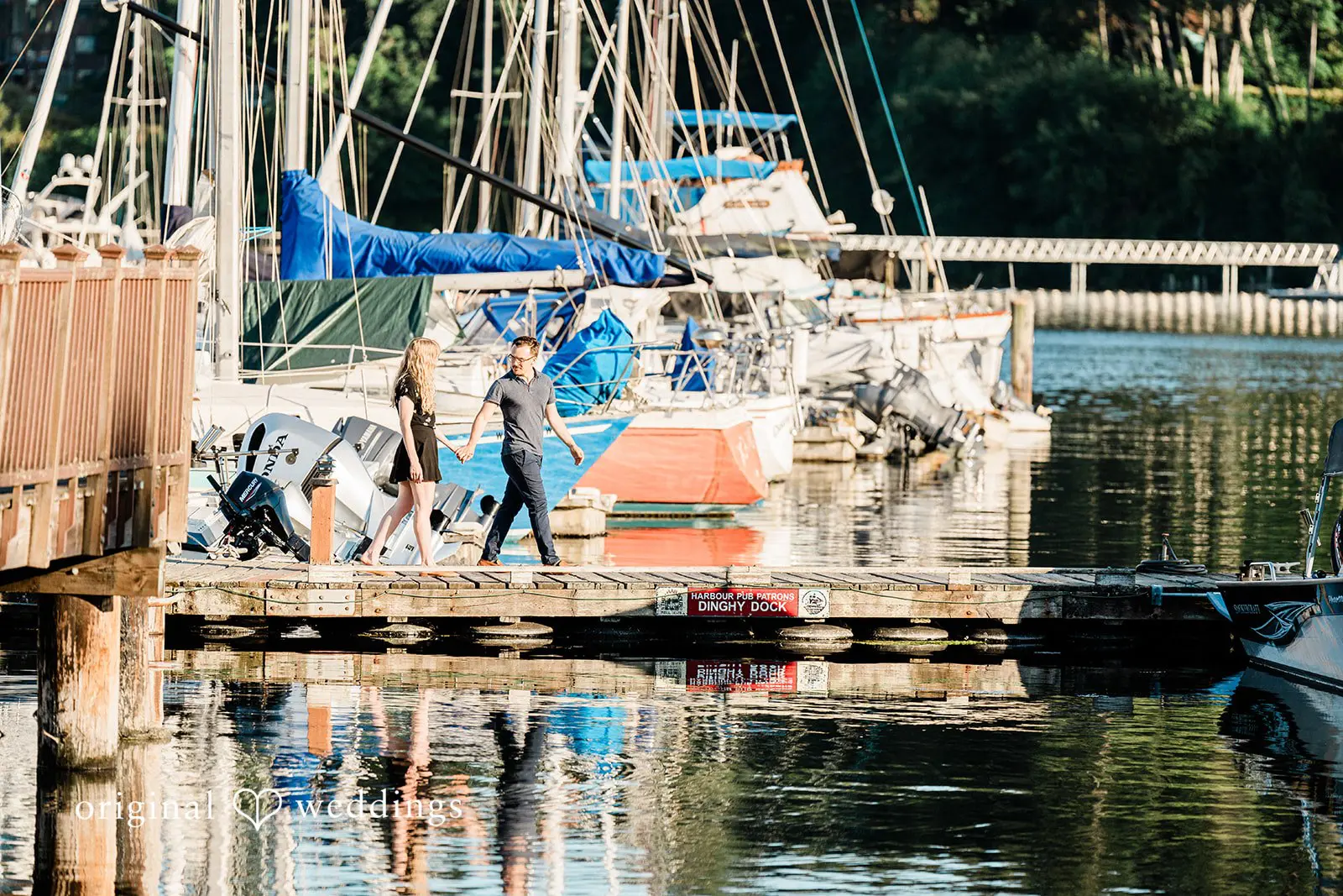 Winslow Wharf Marina Engagement // Emily & Brian -