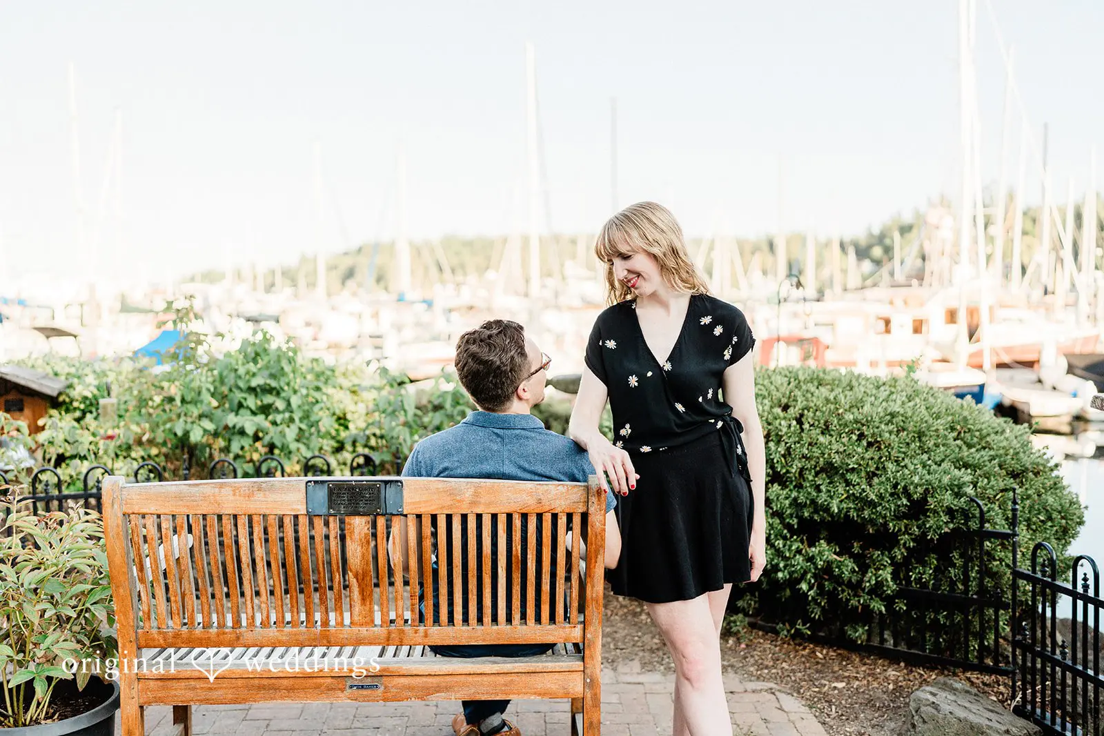 Winslow Wharf Marina Engagement // Emily & Brian -