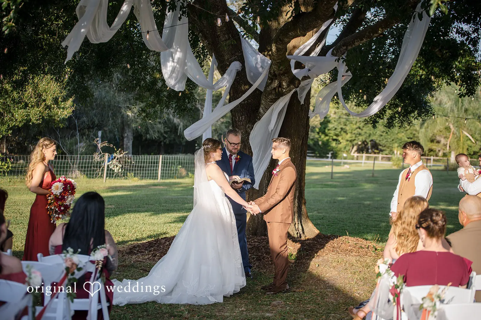 Florida Backyard Wedding // Madison & Blake -