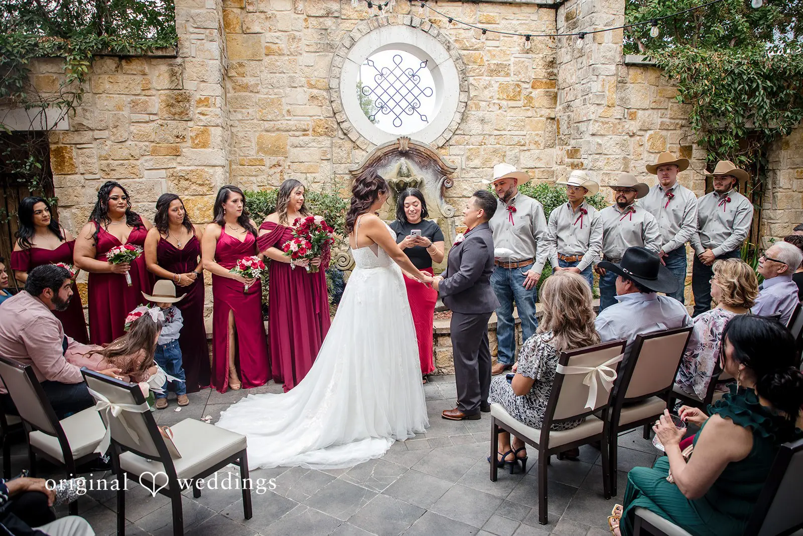 Maggiano's at the Rim Wedding // Pearl & Denise -