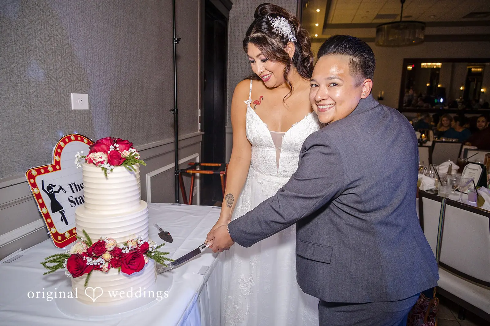 Maggiano's at the Rim Wedding // Pearl & Denise -