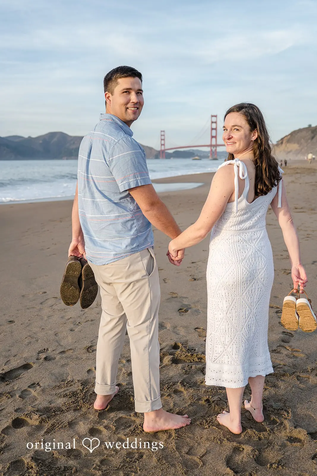Daniel + Karen A portrait of the couple along the beach
