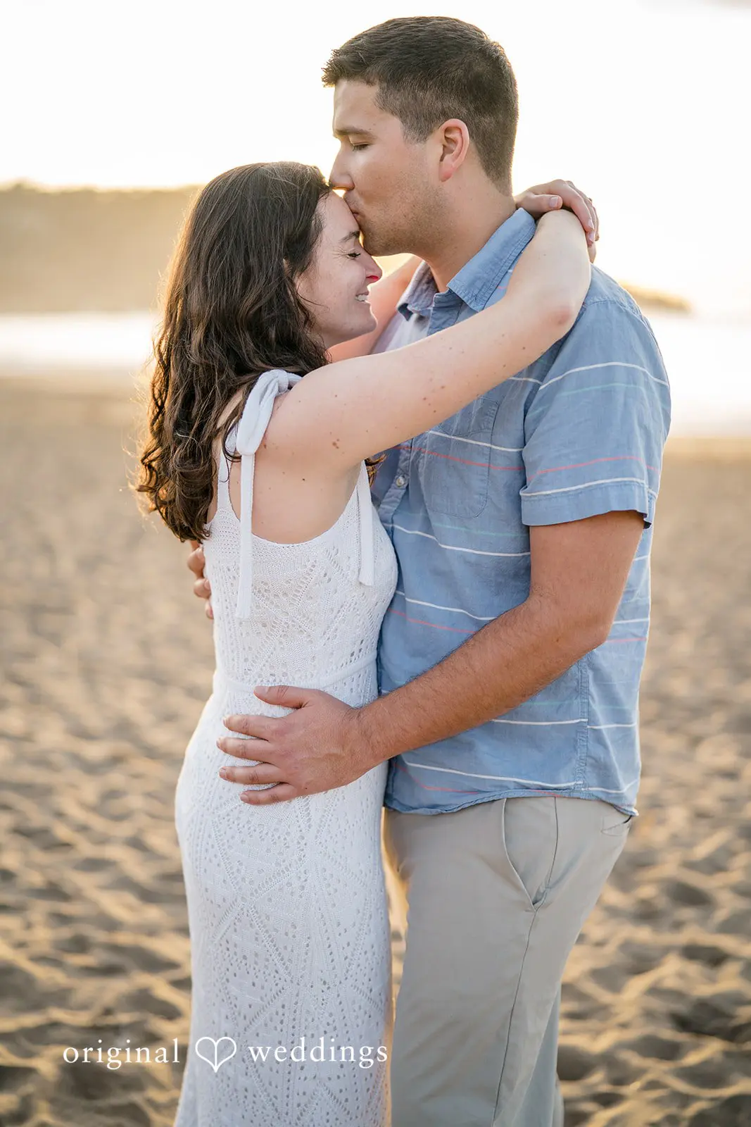 Daniel + Karen A romantic portrait by the beachside