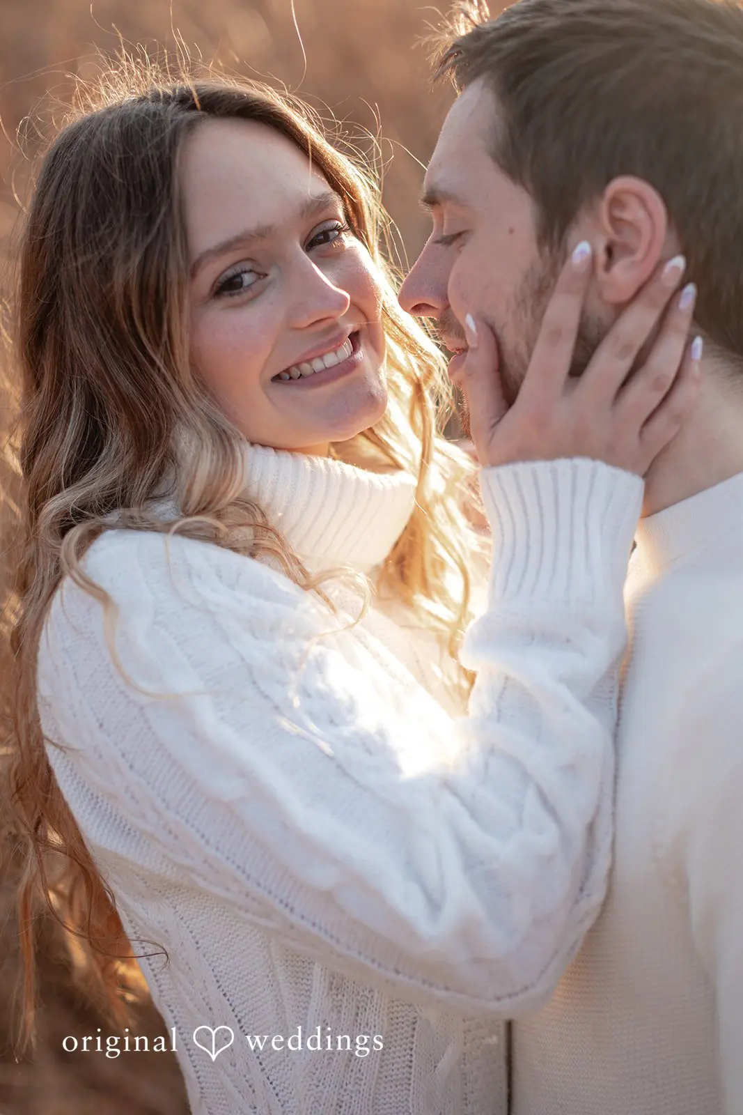 Rosemary + James A romantic portrait of the couple that shows their deep connection