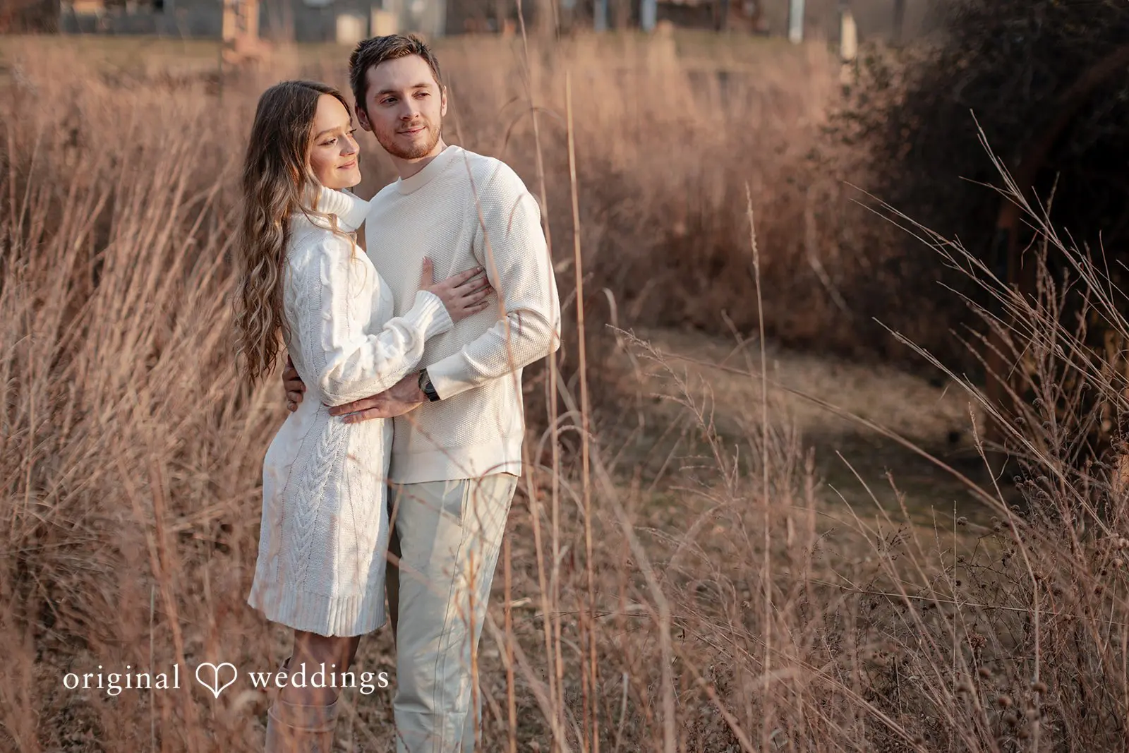 Rosemary + James A beautiful portrait of the couple in the forest