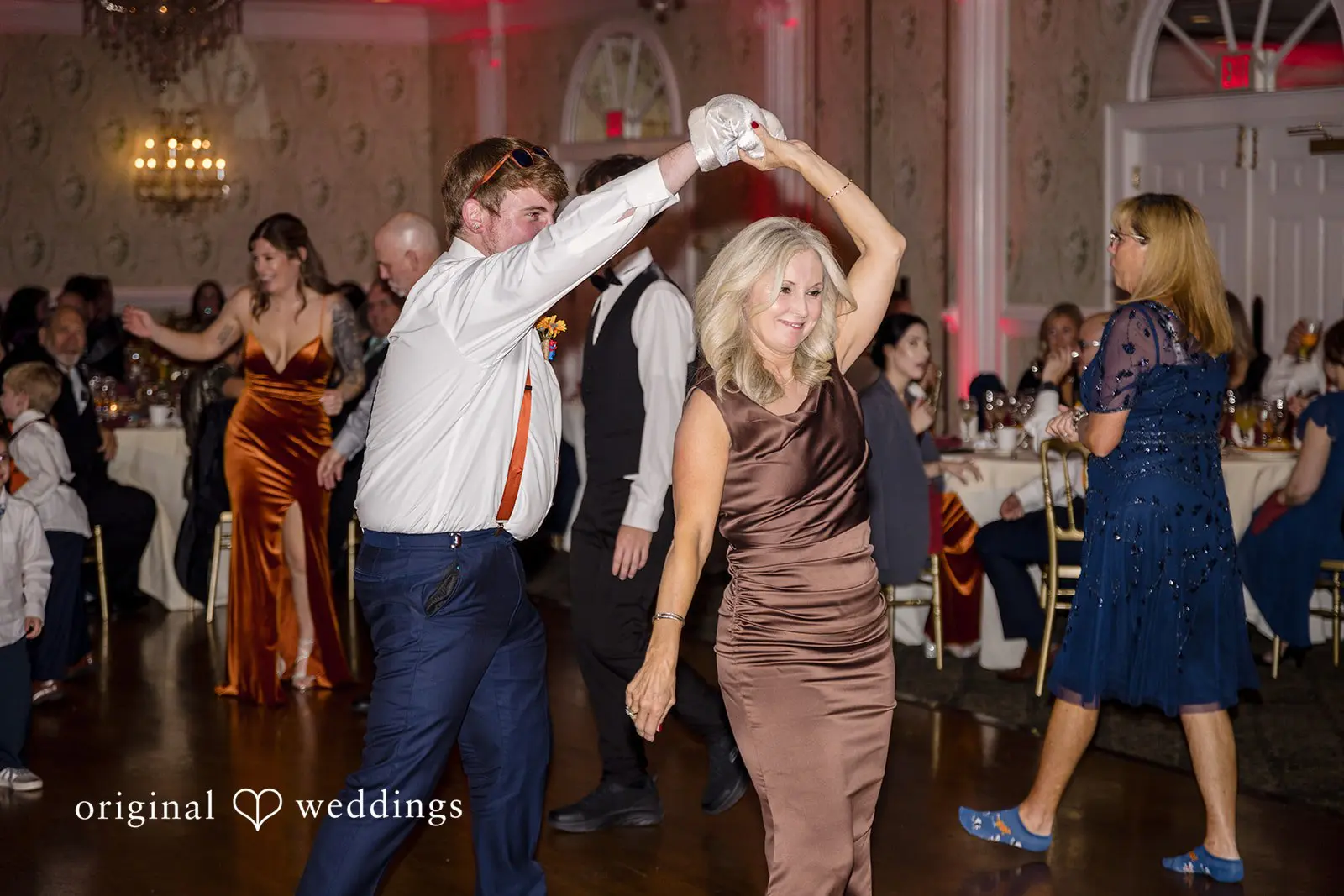 Dance time at the Buck Hotel's wedding reception