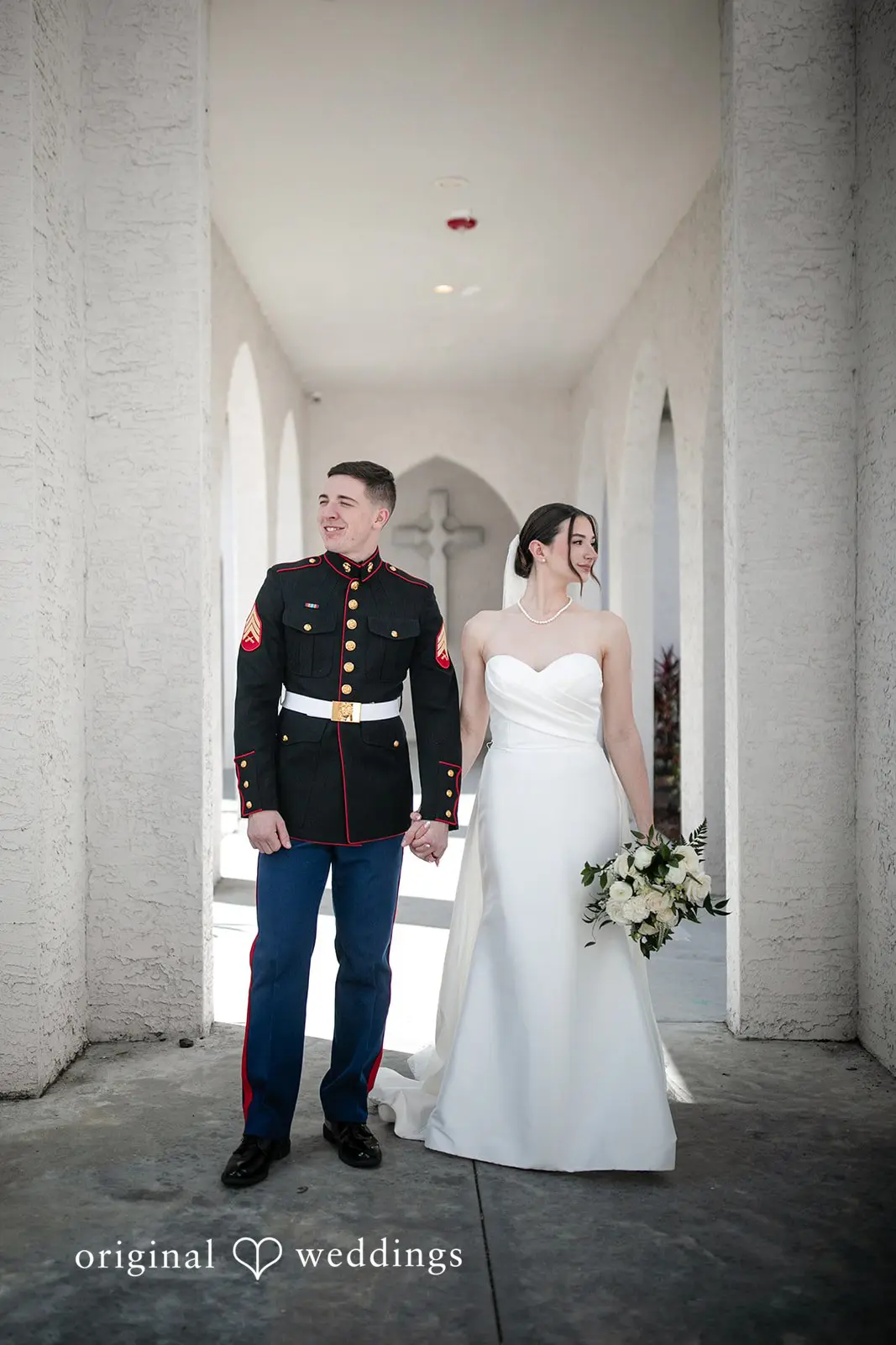 Beautiful portrait of couple at Canterbury Hall Tampa