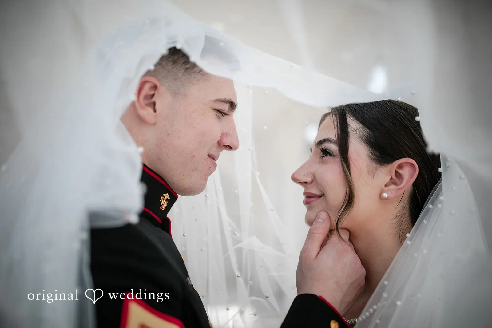 Romantic picture of couple at Canterbury Hall Tampa