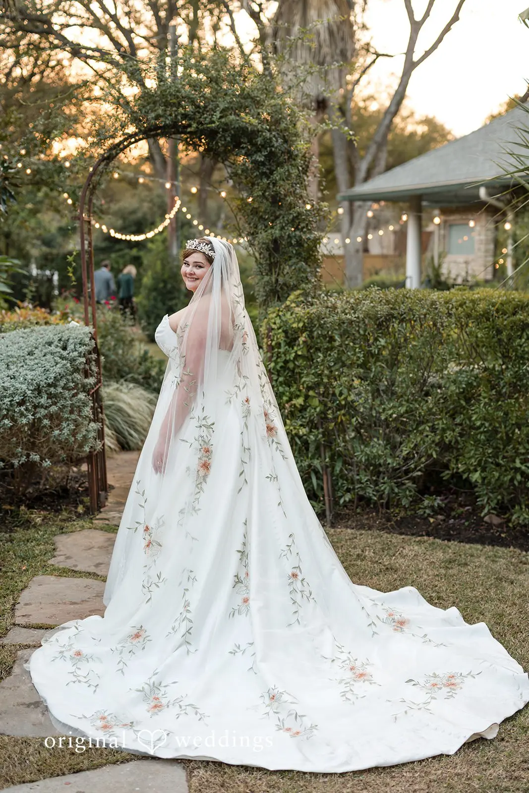 Ashley + David A stunning portrait of the bride at Hummingbird House