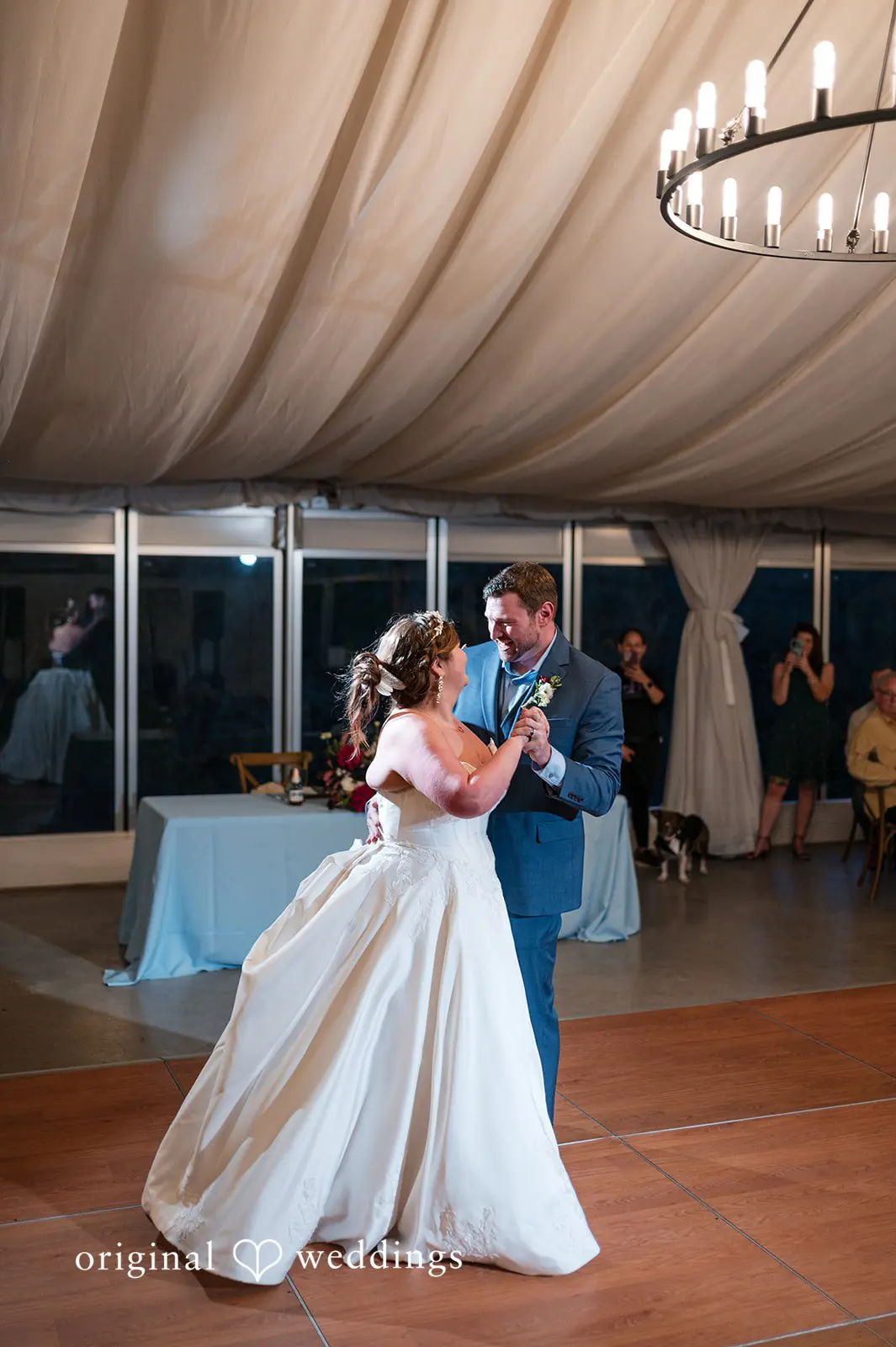 Ashley + David The couple’s first dance at their reception
