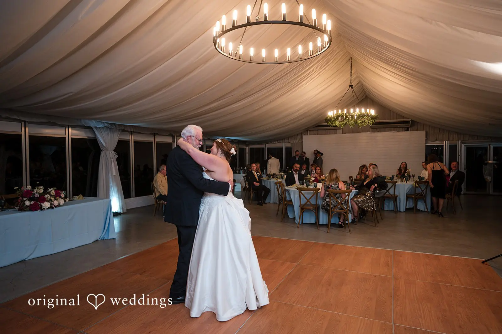 Ashley + David An emotional moment, the bride danced with her father