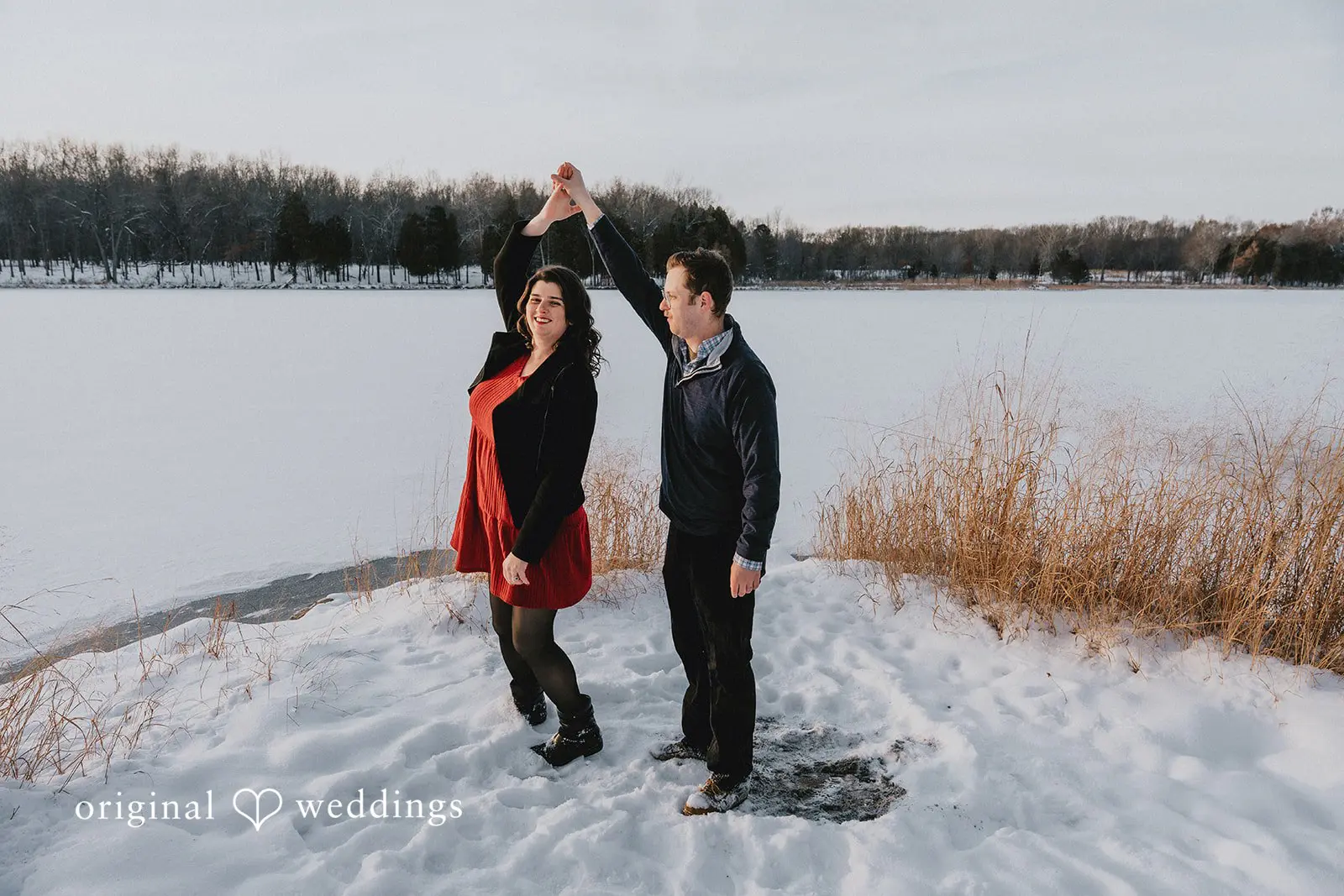 A fun moment at the waterfront