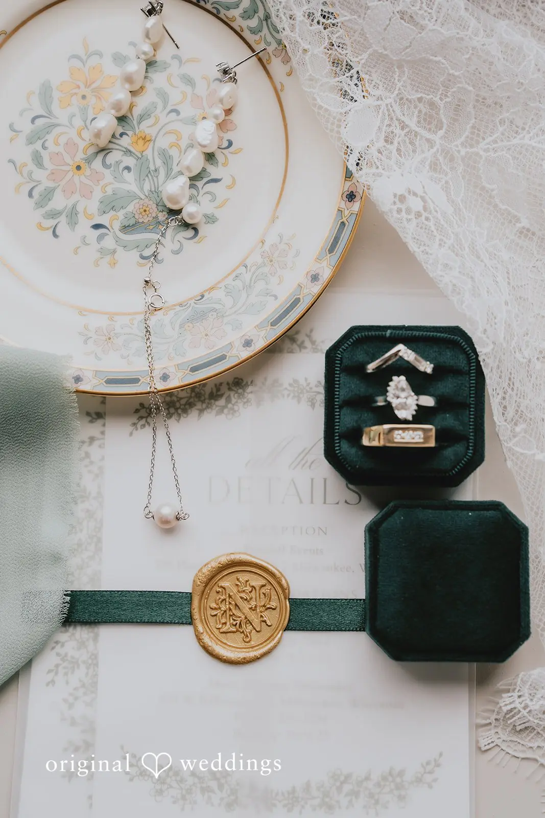 Hayden + Abby Wedding invitation suite and stationery details photographed before the ceremony