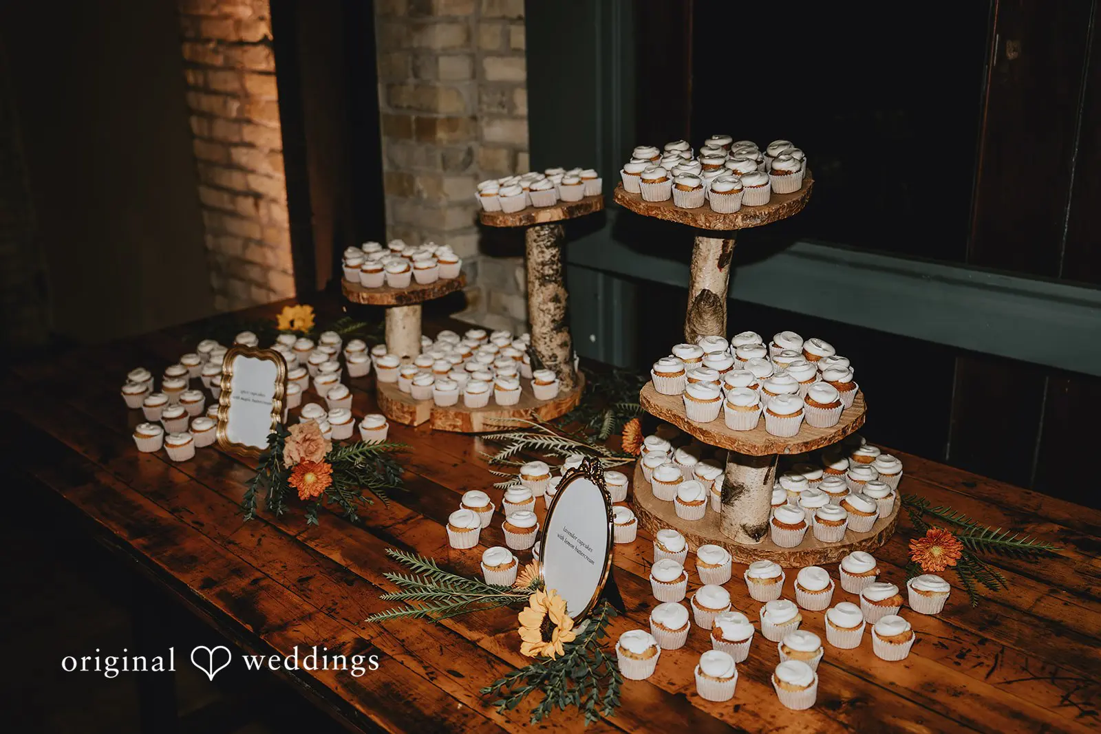 Hayden + Abby An elegant portrait of the desserts at Pritzlaff Events' wedding reception