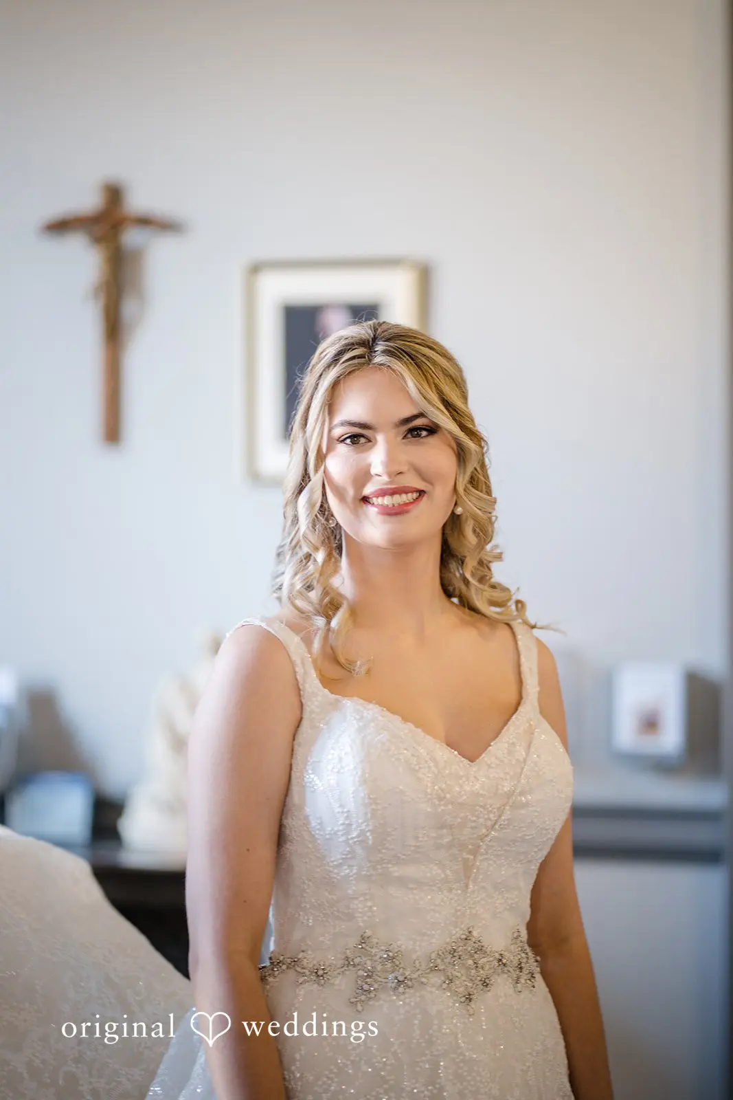 A stunning portrait of the bride