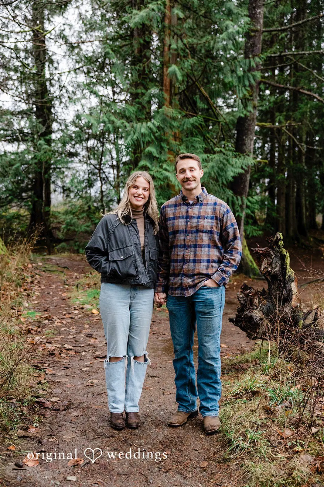 A stunning portrait of the couple at Tanner Landing Park