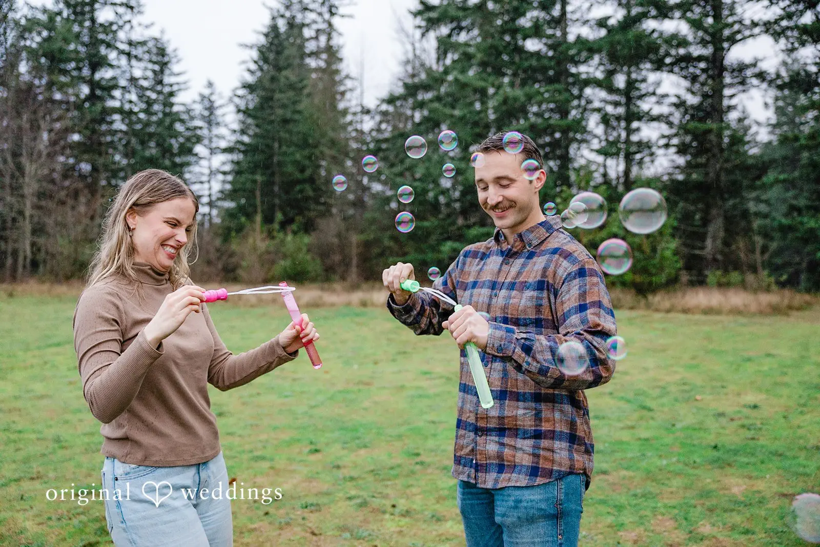 Play time for the couple at Tanner Landing Park
