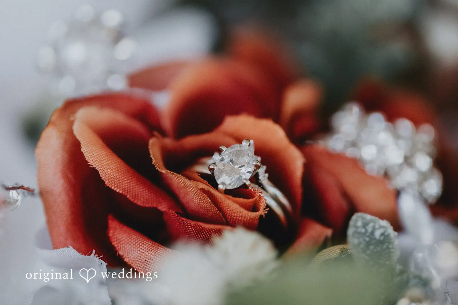 Detailed picture of wedding ring