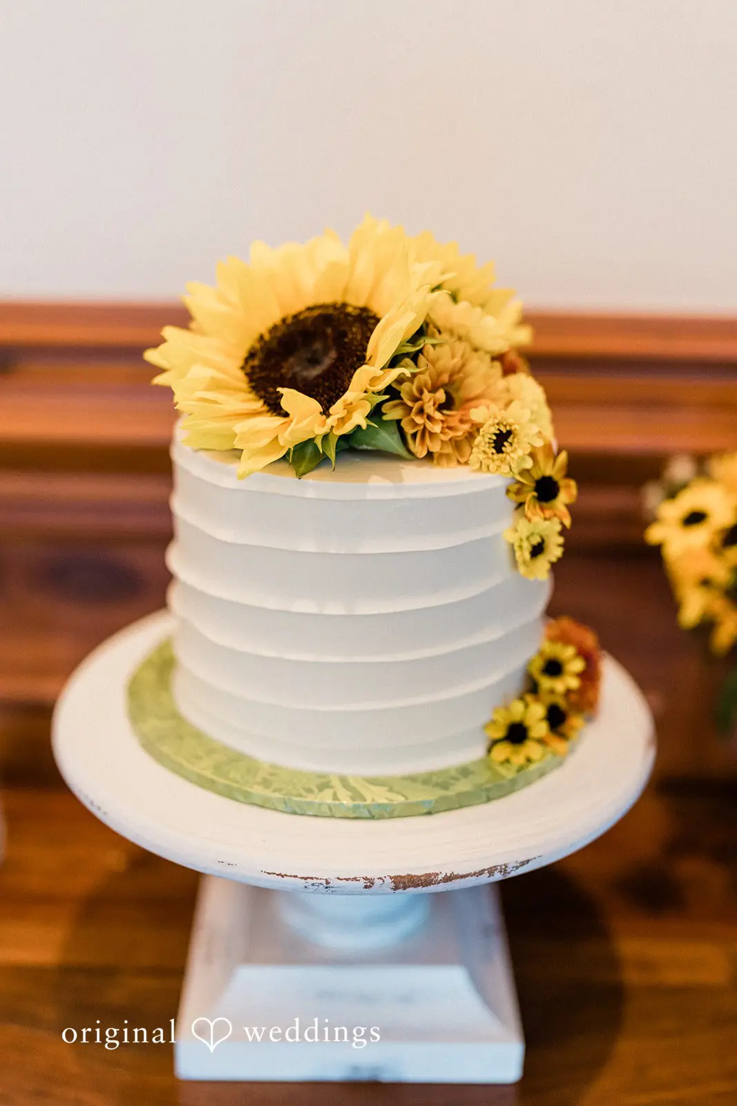 Heather + Tim Beautiful picture of wedding cake