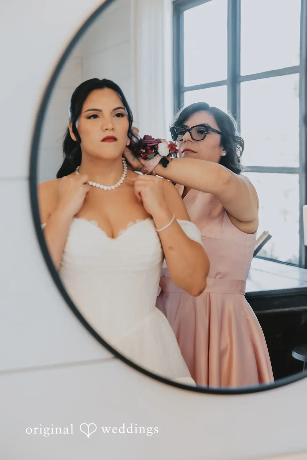 The getting-ready moment before the start of the ceremony