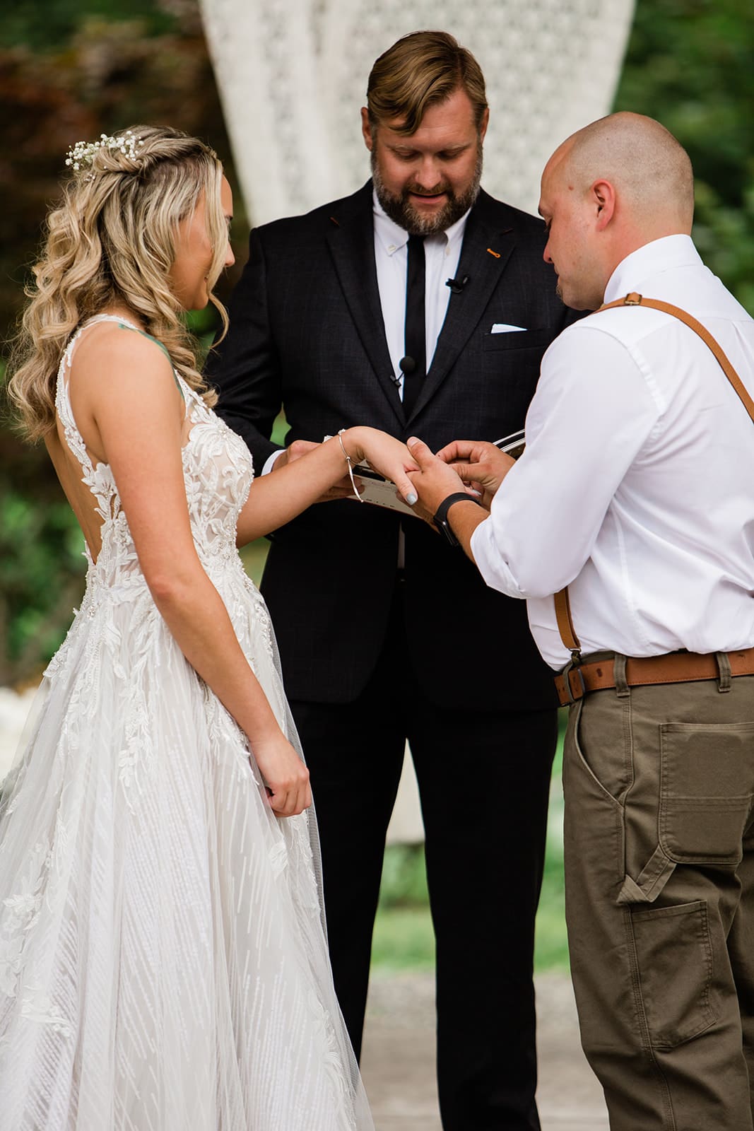 Excange rings on Wedding