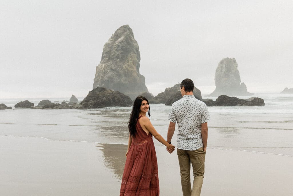 Cannon Beach Engagement -