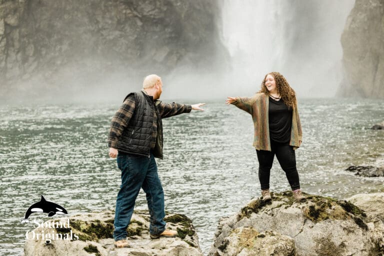 Snoqualmie Falls Engagement -