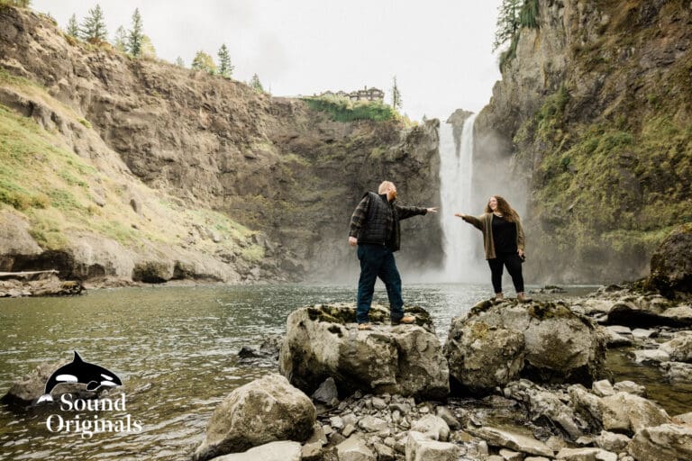 Snoqualmie Falls Engagement -