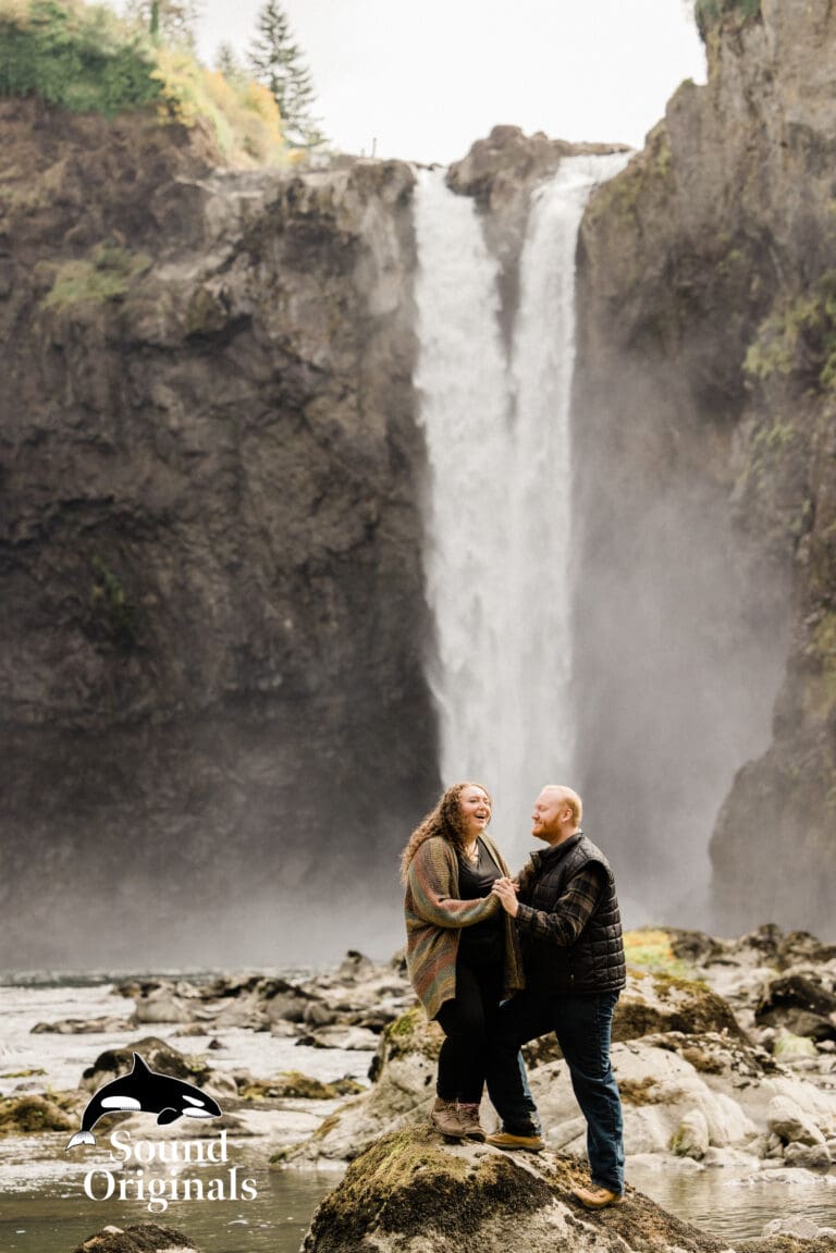 Snoqualmie Falls Engagement -