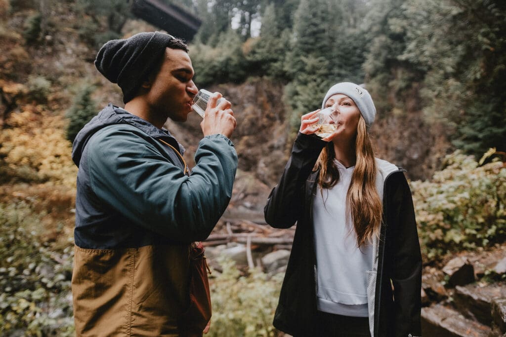 Franklin Falls Engagement -