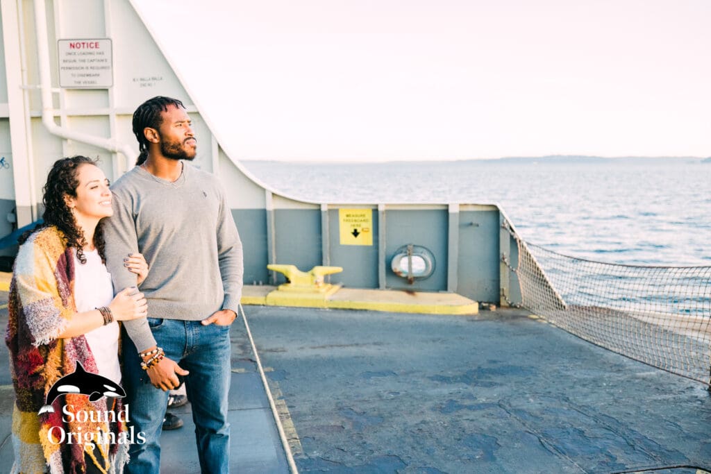 Seattle Ferry Engagement -