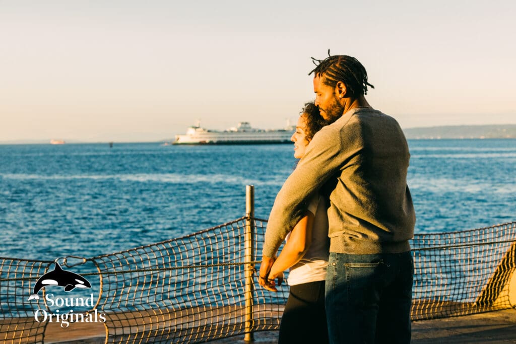 Seattle Ferry Engagement -