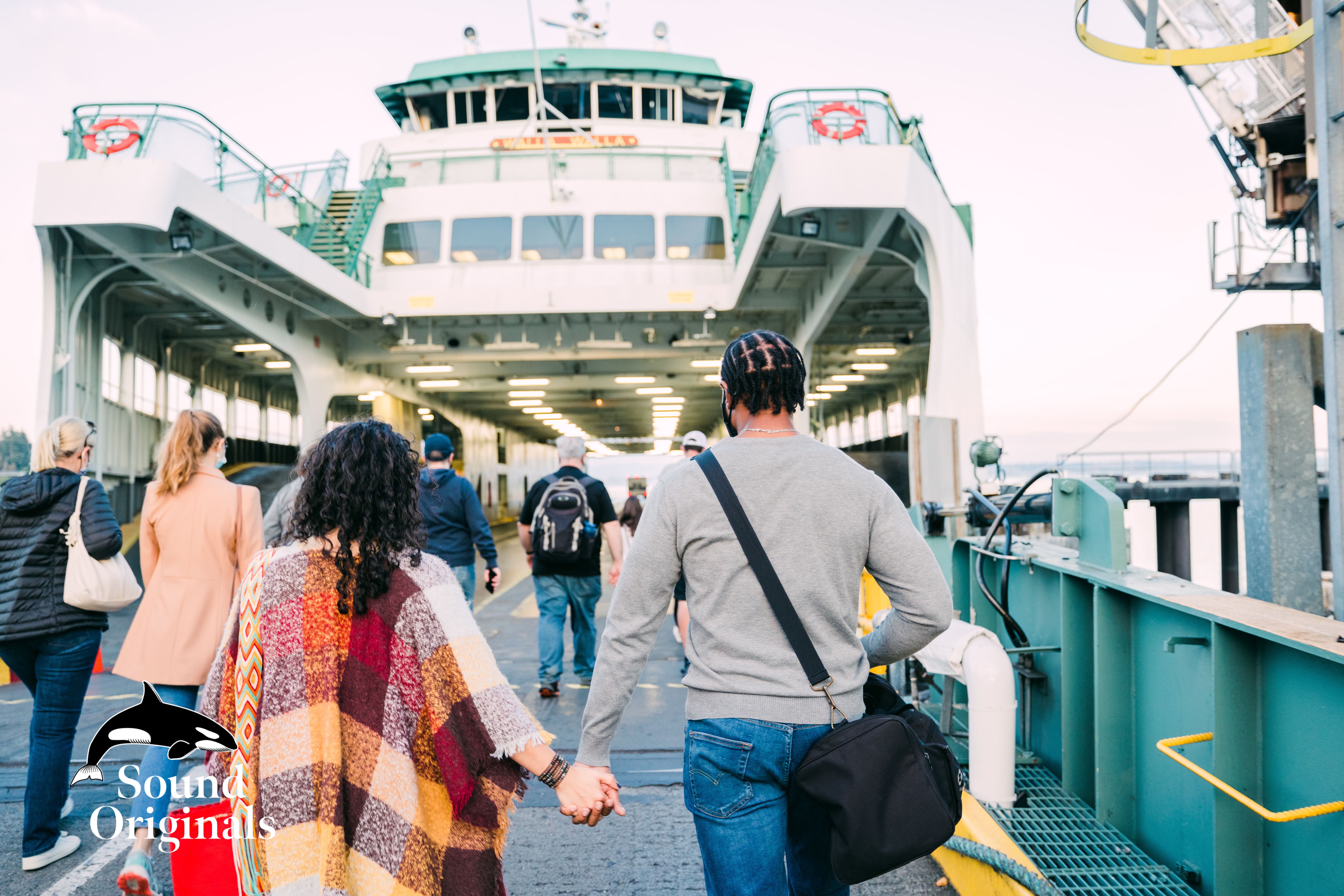 Seattle Ferry Engagement -