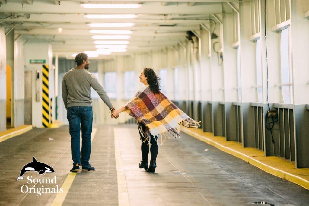 Seattle Ferry Engagement -