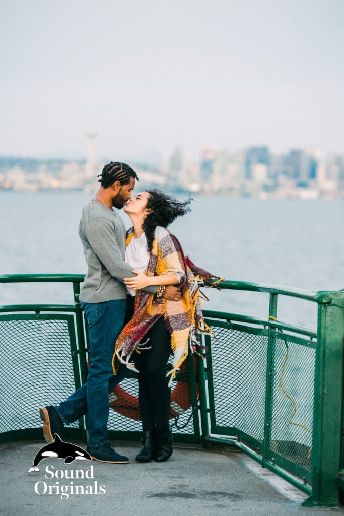 Seattle Ferry Engagement -