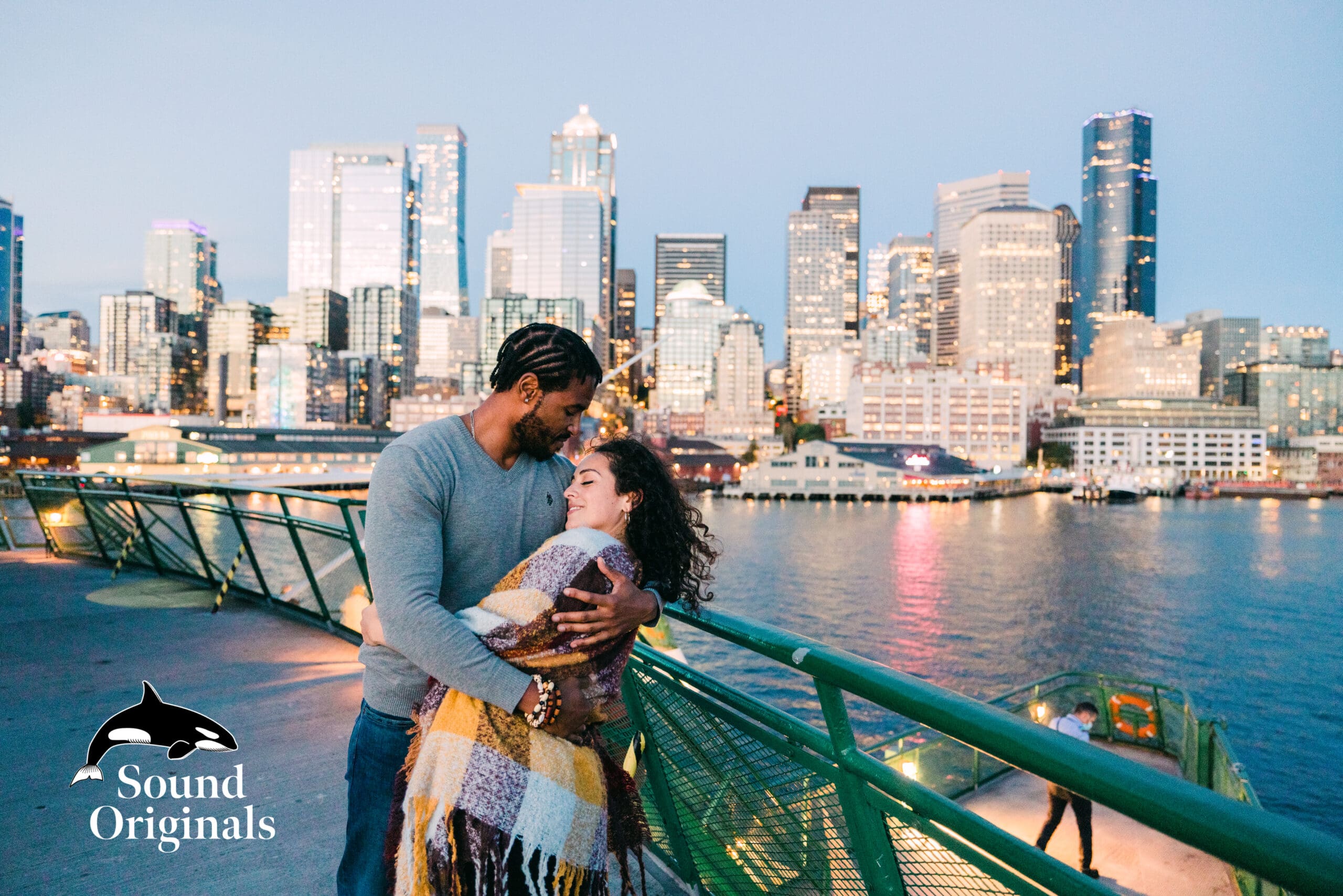 Seattle Ferry Engagement -