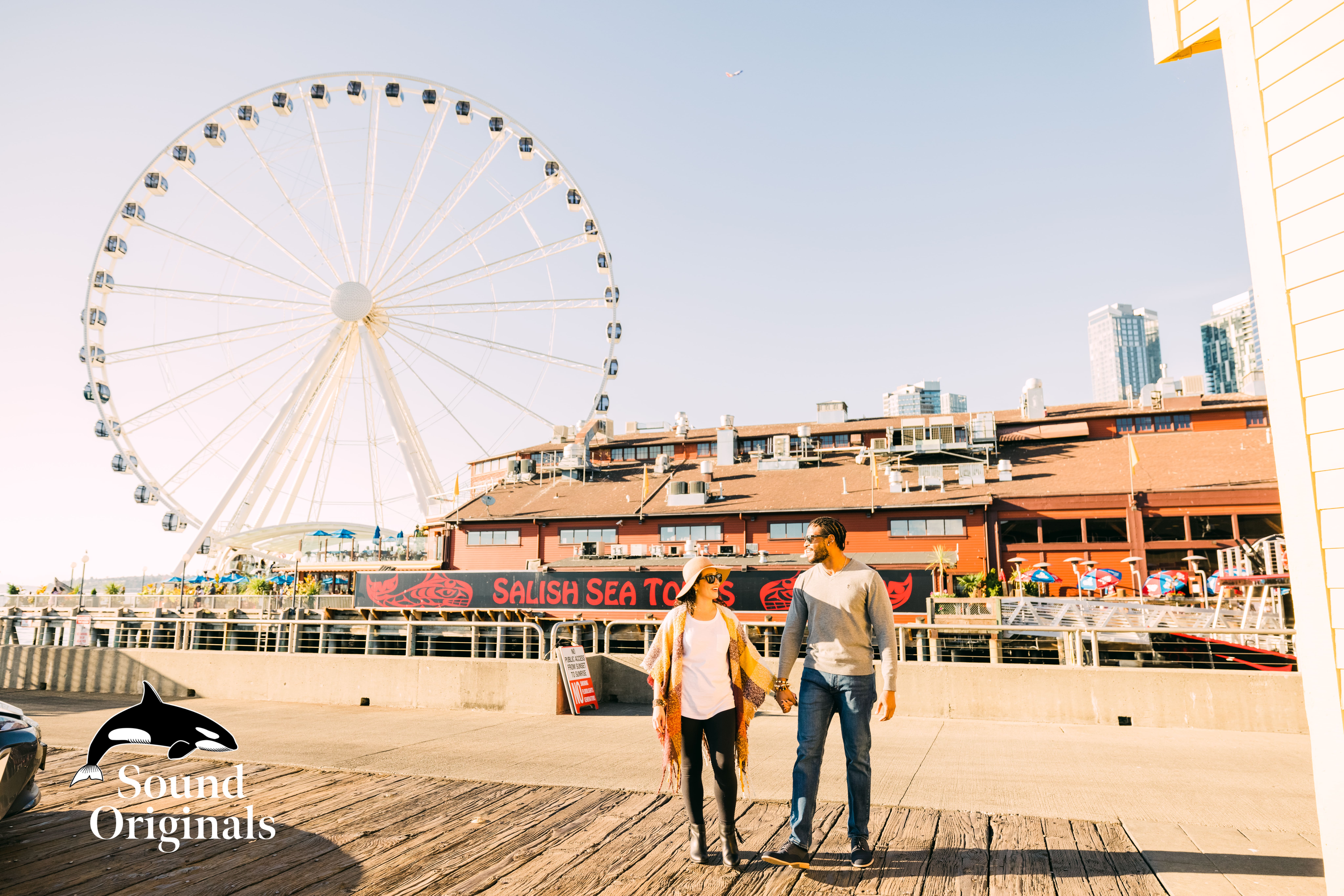 Seattle Ferry Engagement -