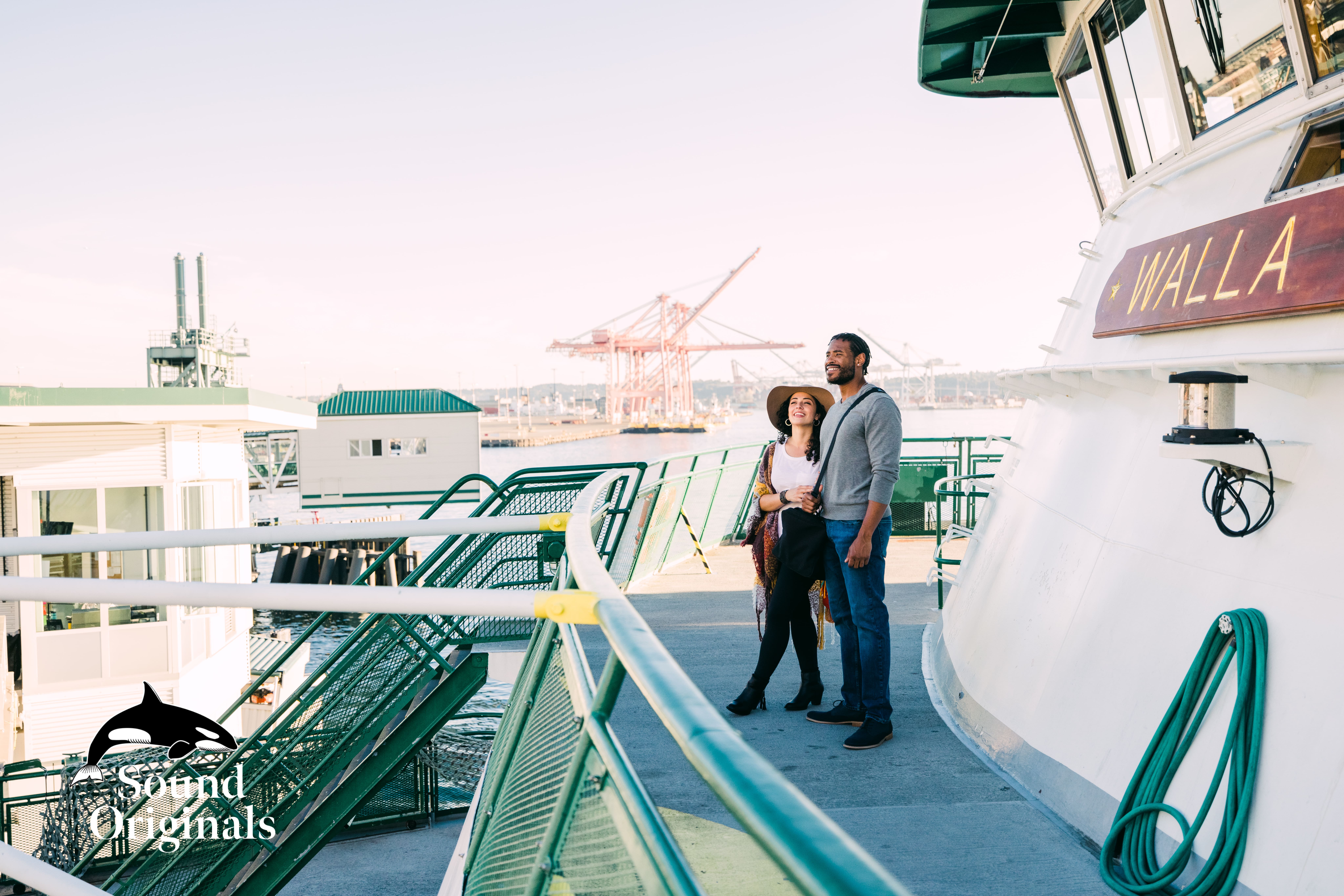 Seattle Ferry Engagement -
