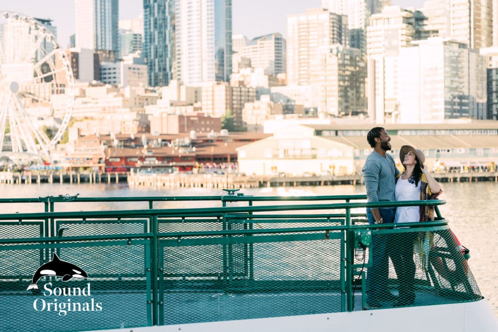 Seattle Ferry Engagement -