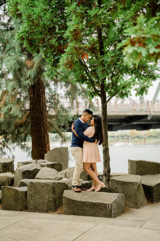 Portland Engagement Photography Ideas: PNW Romance with a Moody Twist -