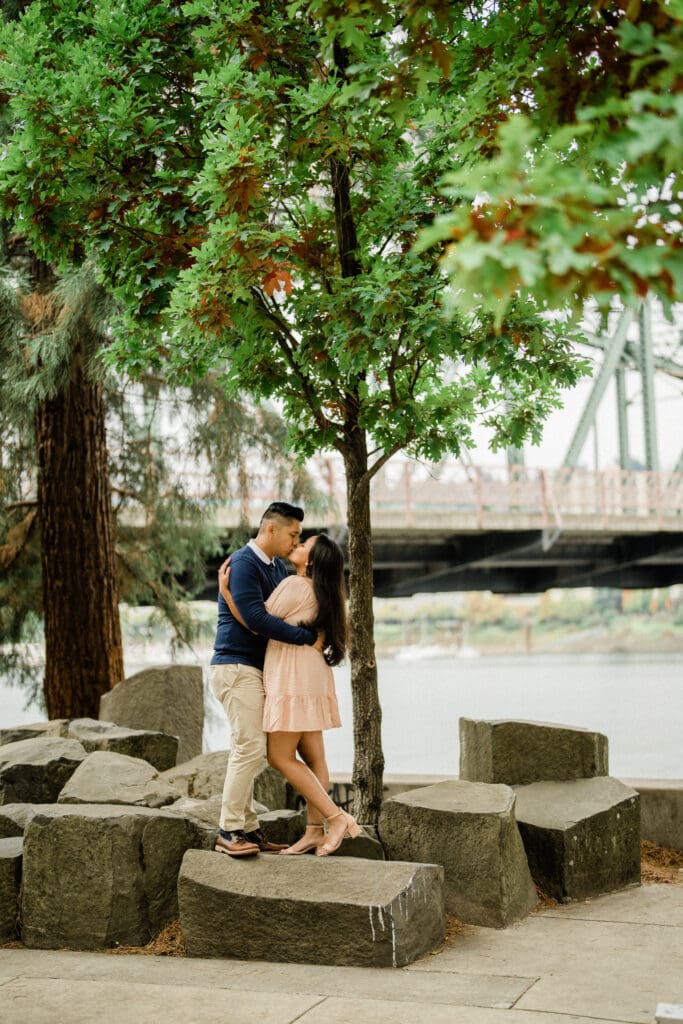 Portland Downtown Engagement Photos // Jerri & Louie -