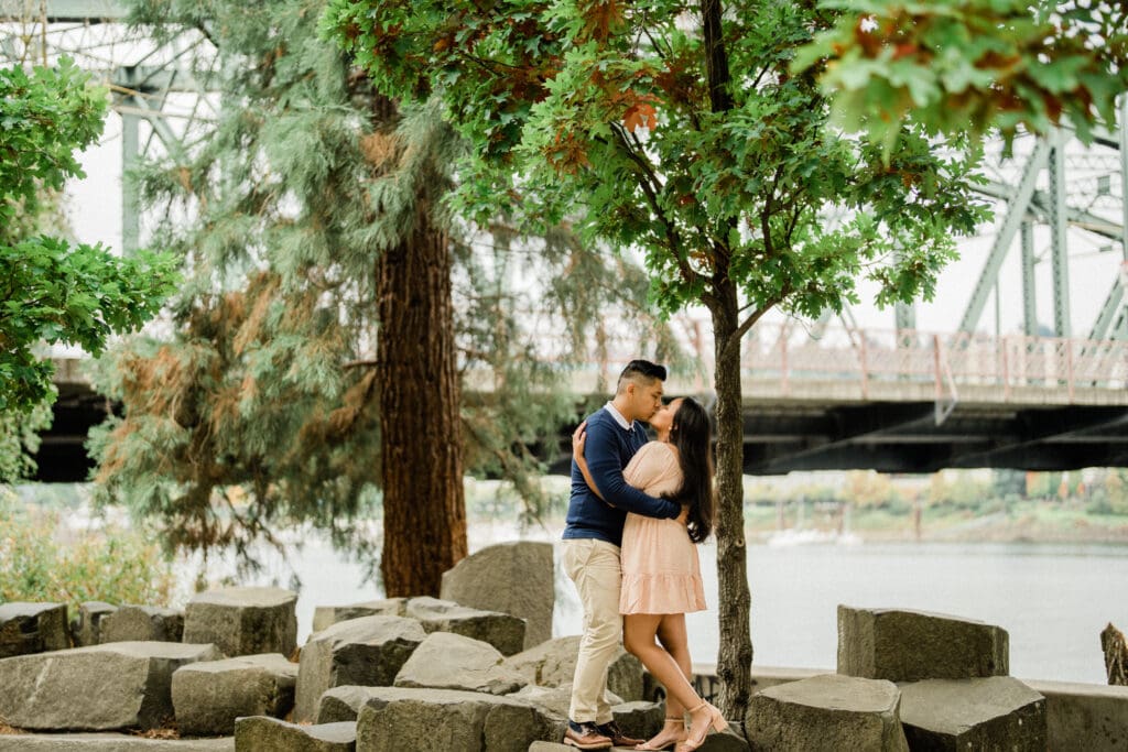 Portland Downtown Engagement Photos // Jerri & Louie -