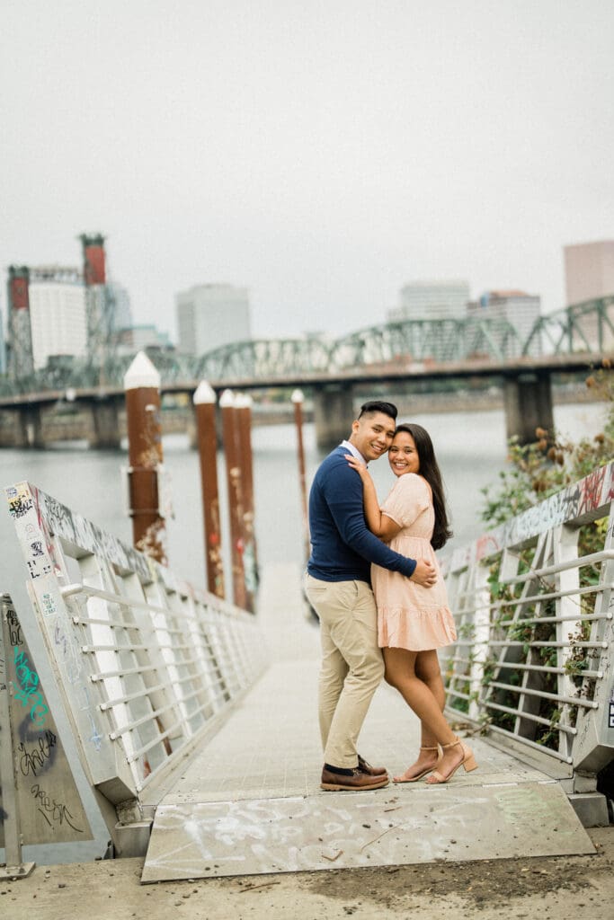 Portland Downtown Engagement Photos // Jerri & Louie -
