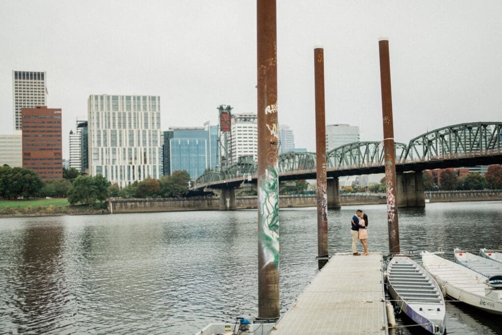 Portland Downtown Engagement Photos // Jerri & Louie -
