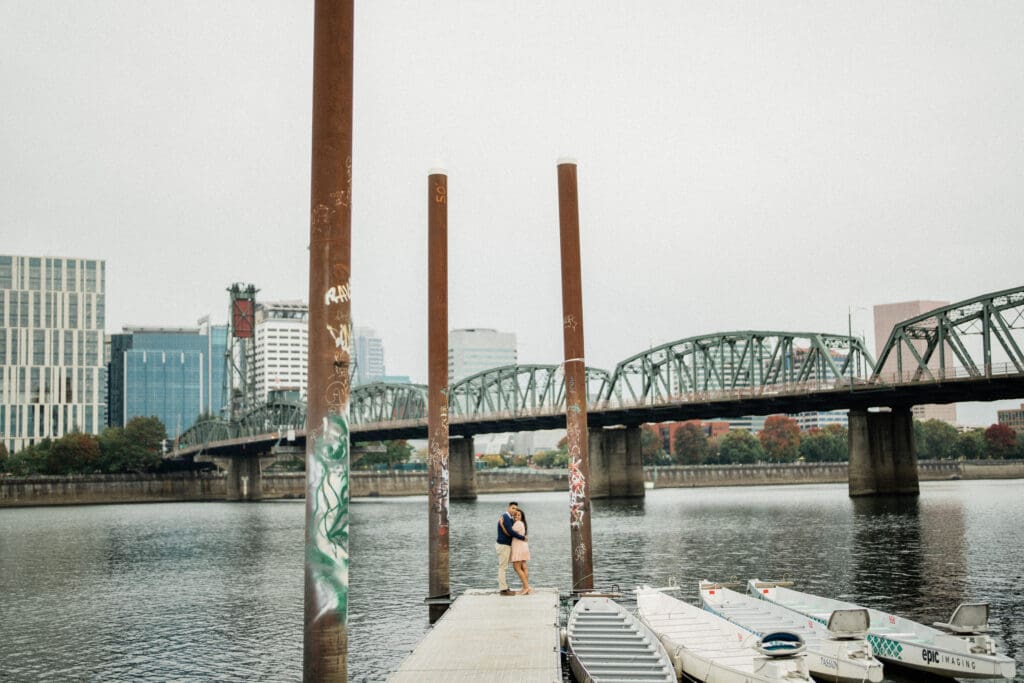 Portland Downtown Engagement Photos // Jerri & Louie -