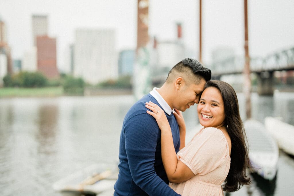 Portland Downtown Engagement Photos // Jerri & Louie -