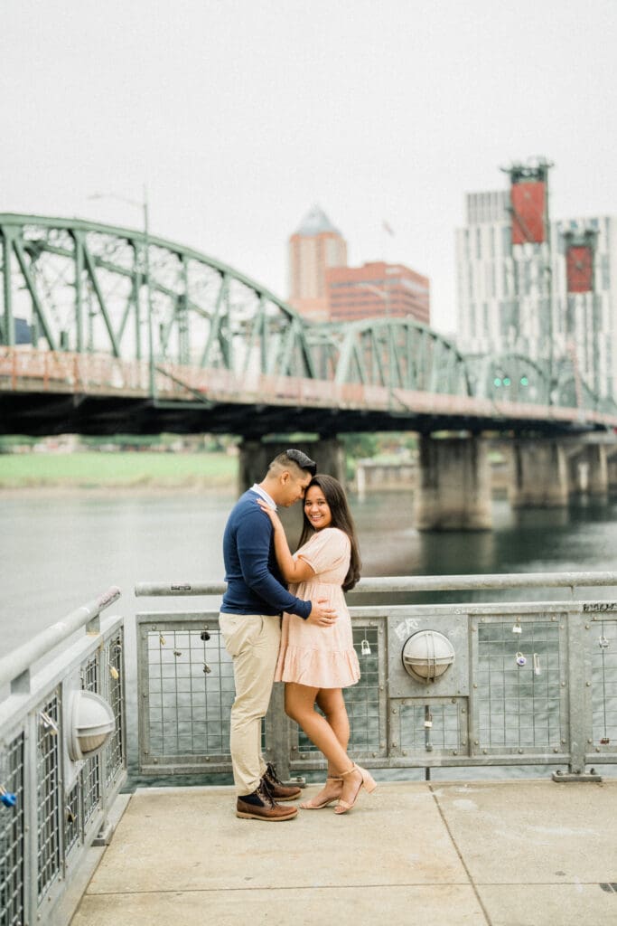 Portland Downtown Engagement Photos // Jerri & Louie -